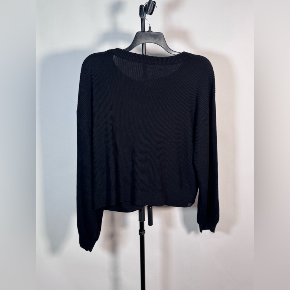NWOT Lululemon Reversible Crossover Sweater Black - Picture 5 of 7